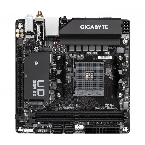 Материнська плата Gigabyte A520I AC Socket AM4