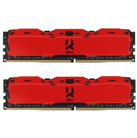 Модуль пам`ятi DDR4 2x8GB/3200 Goodram IRDM X Red (IR-XR3200D464L16SA/16GDC)