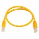 Патч-корд UTP Atcom RJ45, Cat.6, мідь, 1 м, жовтий