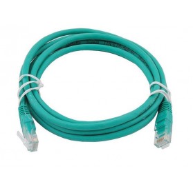 Патч-корд UTP Atcom RJ45, Cat.6, мідь, 3 м, зелений