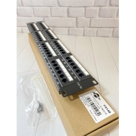 Патч-панель ATcom P5148 19" 48хRJ-45 UTP 2U cat.5е