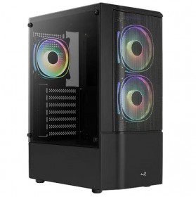 Корпус AeroCool Quantum Mesh-G-BK-v2 (ACCM-PV31033.11) Black без БЖ