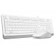 Комплект (клавіатура, мишка) A4Tech F1010 White USB
