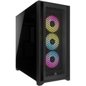 Корпус Corsair iCUE 5000D RGB AirFlow Tempered Glass Black (CC-9011242-WW) без БЖ