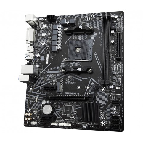 Материнська плата Gigabyte A520M H Socket AM4