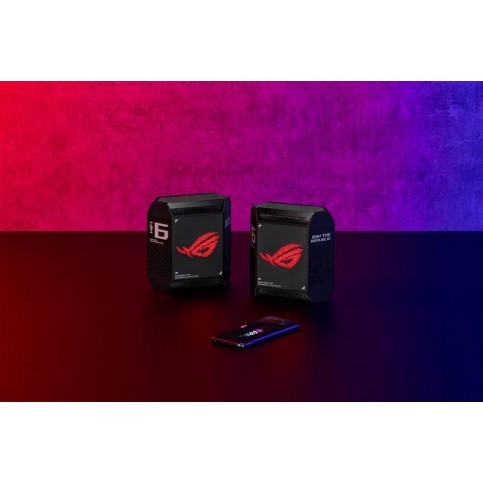 Wi-Fi Mesh система Asus ROG Rapture Gaming Mesh System GT6 Black 2PK (B-2-PK)