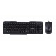 Комплект (клавіатура, мишка) Maxxter KMS-CM-02-UA Black