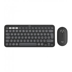 Комплект (клавіатура, миша) бездротовий Logitech Pebble 2 Combo Graphite (920-012239)