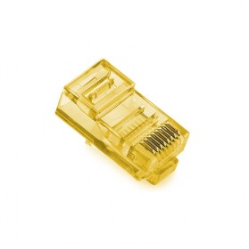 Конектор RJ 45 Merlion (RJ45ML-YW/05358) Cat. 5 UTP, Yellow, 100 шт/уп