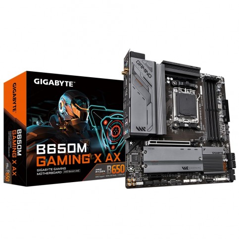 Материнська плата Gigabyte B650M Gaming X AX Socket AM5