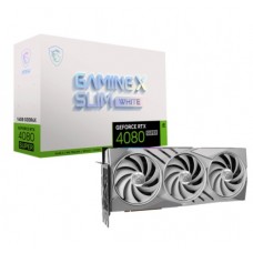 Відеокарта GF RTX 4080 Super 16GB GDDR6X Gaming X Slim White MSI (GeForce RTX 4080 SUPER 16G GAMING X SLIM WHITE)