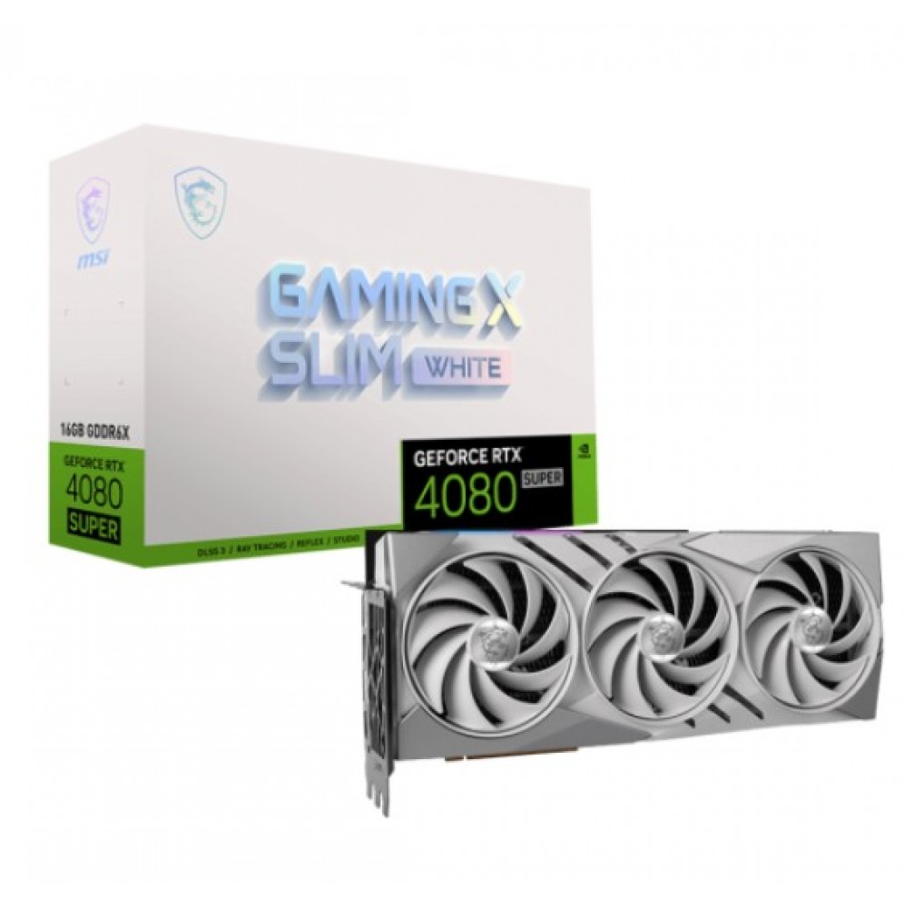 Купить Відеокарта GF RTX 4080 Super 16GB GDDR6X Gaming X Slim White MSI ...