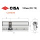 Цилиндр CISA C3000S (модульный) 100 (30*70) никель матовый 3 ключа