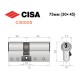Циліндр CISA C3000S (модульний) 75 (30*45) нікель матовий