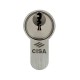 Цилиндр CISA C3000 80 (35*45) никель матовый 5 ключей