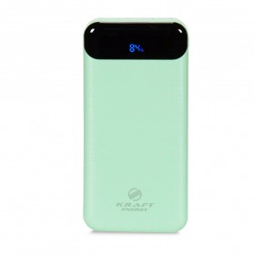 Повербанк 20000mAh Power Bank Kraft KPB-2020FC Green 22.5W QC3.0