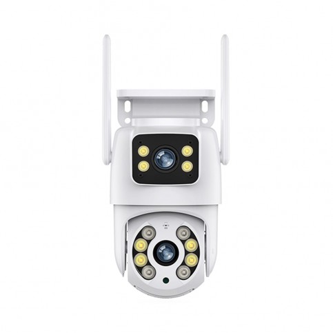 IP PTZ-відеокамера з WiFi 4Mp (2*2Mp) Light Vision VLC-9192WI/2C (Tuya) f=3.6mm+3.6mm, ІЧ+LED-підсвічування, з мікрофоном