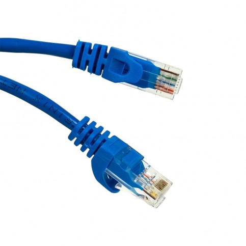 Патч-корд мережевий Trinix UTP, RJ-45, CAT.5 7.5m Blue