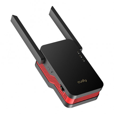 WiFi 6 Mesh ретранслятор Cudy RE3000 Black гігабітний