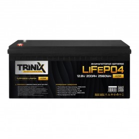 Акумуляторна батарея літій-залізо-фосфатна 12.8В 200Аг Trinix TLFP-12200 Ultra LiFePO4