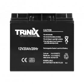 Акумуляторна батарея 12V20Ah/20Hr TRINIX Super Charge свинцево-кислотна