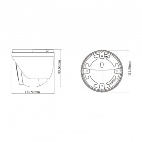 IP-відеокамера 6Mp TVT TD-9565E4-PA(D/AZ/PE/AW3) White f=2.7-13.5mm, ІЧ+LED-підсвічування, з мікрофоном