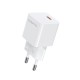 Мережевий зарядний пристрій Choetech PD5010 PD20W GAN USB-C White