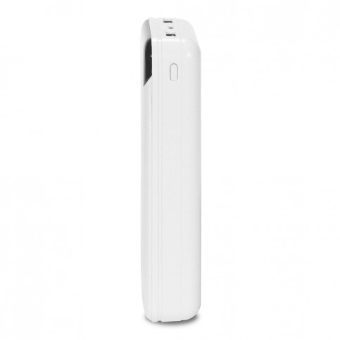 Повербанк 20000mAh Power Bank Kraft KPB-2020FC White 22.5W QC3.0