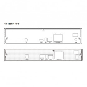 IP-відеореєстратор 4-канальний TVT TD-3204H1-4P-C