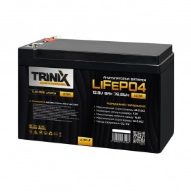 Акумуляторна батарея літій-залізо-фосфатна 12.8В 6Аг Trinix TLFP-1206 Ultra LiFePO4