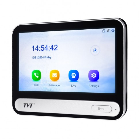 IP-відеодомофон з WiFi 7" TVT TD-E2137-PE/TP/WF Black