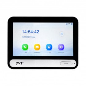 IP-відеодомофон з WiFi 7" TVT TD-E2137-PE/TP/WF Black