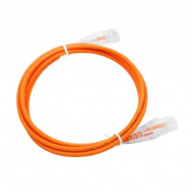 Патч-корд мережевий UTP / RJ45 / CAT6 / 2m / Orange / CU Dtech Dtech DT-CAT6eO / 002