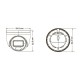 IP-відеокамера 4Mp TVT TD-9544S3L (D/PE/AR1) f=2.8mm з мікрофоном