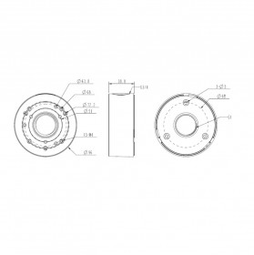 Коробка розподільна TD-YXH0103 TVT