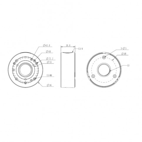 Коробка розподільна TD-YXH0103 TVT