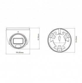 IP-відеокамера 2Mp TVT TD-9520S4L-C(D/PE/AW1) f=2.8mm, ІЧ+LED-підсвічування, з мікрофоном