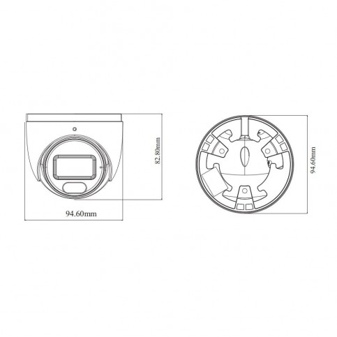 IP-відеокамера 2Mp TVT TD-9520S4L-C(D/PE/AW1) f=2.8mm, ІЧ+LED-підсвічування, з мікрофоном