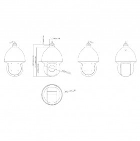 IP PTZ-відеокамера 4Mp TVT TD-8543IE3N(PE/40M/AR35) f=4.5-180mm 40x