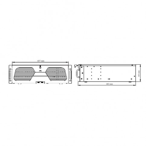 IP-відеореєстратор 128-канальний 16Mp TVT TD-33128H16-A3H-B