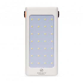 Повербанк 70000mAh Power Bank Kraft KPB-2470FCL White 22.5W QC3.0 LED-ліхтар