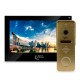 Комплект відеодомофона Light Vision: WiFi-домофон 7" SINGAPORE FHD Black та відеопанель RIO FHD Gold