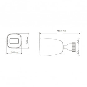 IP-відеокамера 2Mp TVT TD-9421S3BL (D/PE/AR1) f=2.8mm