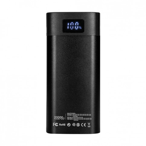 Повербанк 20000mAh Power Bank Trinix TPB-6520PDL Black 65W PPS LED-ліхтар