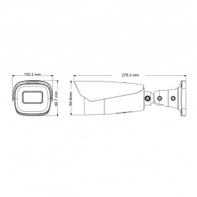 IP-відеокамера 5Mp TVT TD-9453E3B-A (D/AZ/PE/AR7) f=7-22mm з мікрофоном