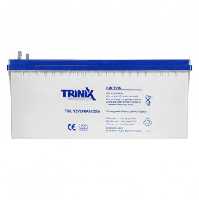 Акумуляторна батарея гелева 12В 200Аг TRINIX TGL12V200Ah/20Hr GEL