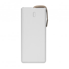 Повербанк 50000mAh Power Bank Kraft KPB-2350FCL White 22.5W QC3.0 LED-ліхтар