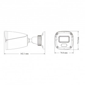 IP-відеокамера 4Mp TVT TD-9441S4L-C(D/PE/AW1) White f=2.8mm, ІЧ+LED-підсвічування, з мікрофоном