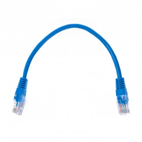 Патч-корд мережевий E-NET UTP, RJ-45, CAT.5/CAT.6, 0.3m