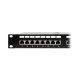 Патч-панель 24 порти NVC-PN-12/24 CAT5/CAT6 19" 1U екранована